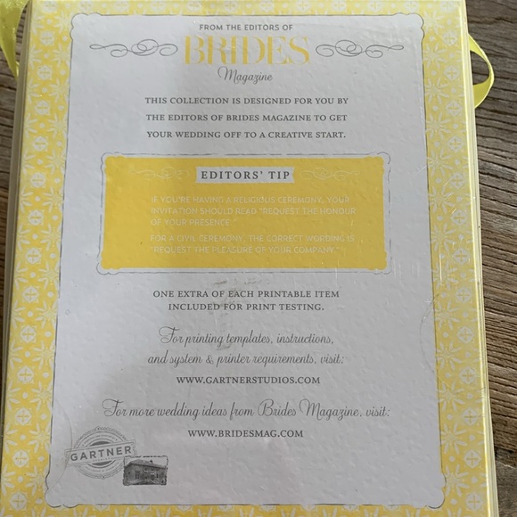 Brides Wedding Invitations NEW - Picture 5 of 6